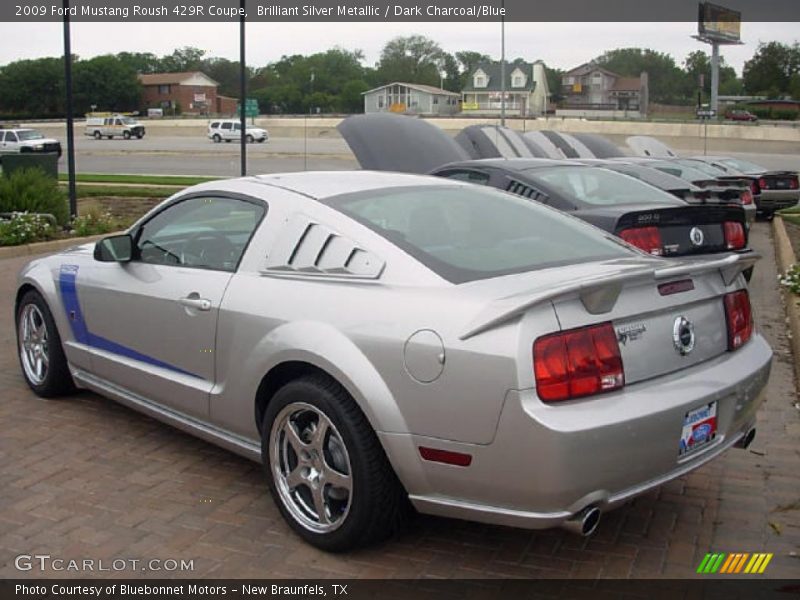 Brilliant Silver Metallic / Dark Charcoal/Blue 2009 Ford Mustang Roush 429R Coupe