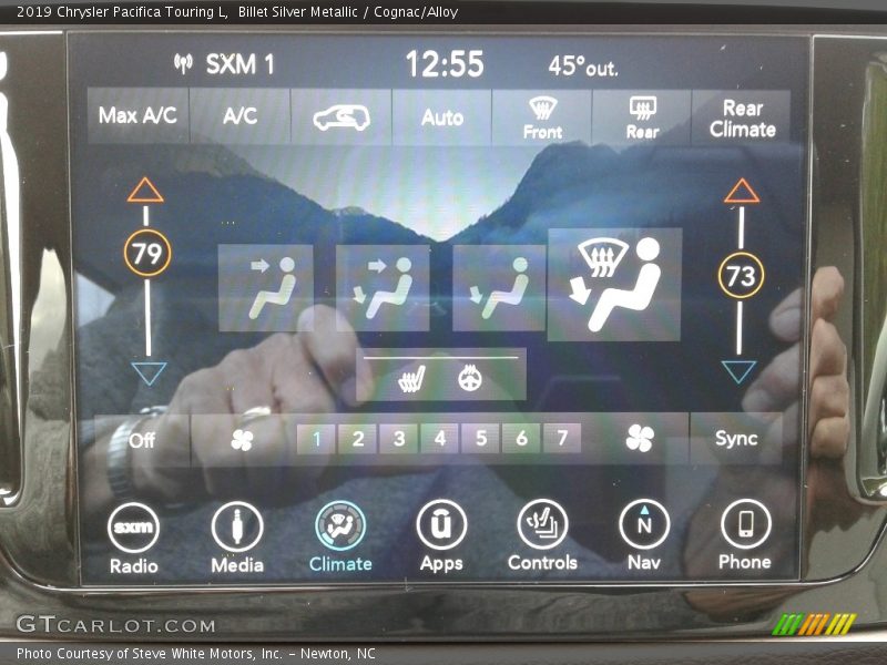 Billet Silver Metallic / Cognac/Alloy 2019 Chrysler Pacifica Touring L