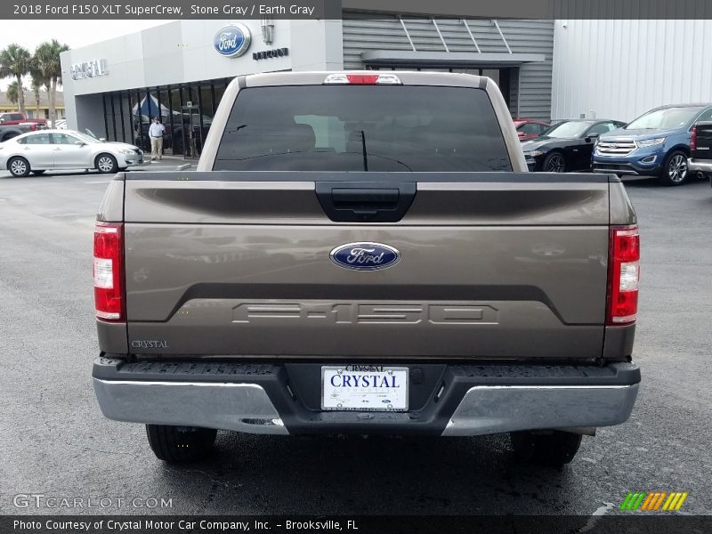 Stone Gray / Earth Gray 2018 Ford F150 XLT SuperCrew