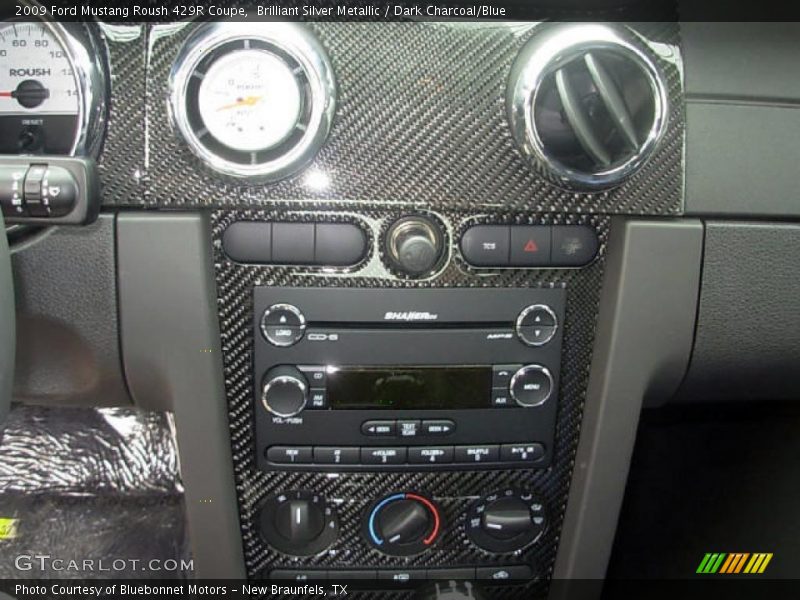 Brilliant Silver Metallic / Dark Charcoal/Blue 2009 Ford Mustang Roush 429R Coupe