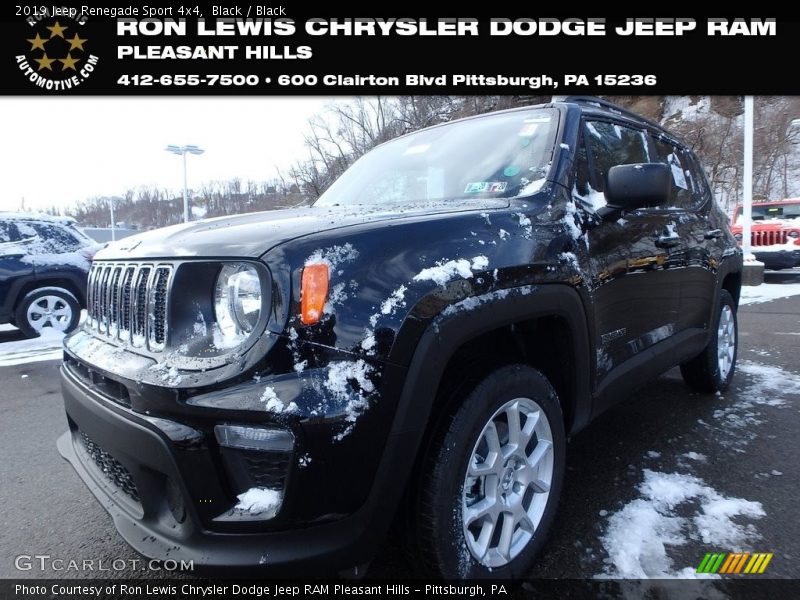 Black / Black 2019 Jeep Renegade Sport 4x4