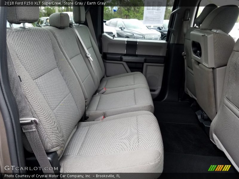 Stone Gray / Earth Gray 2018 Ford F150 XLT SuperCrew
