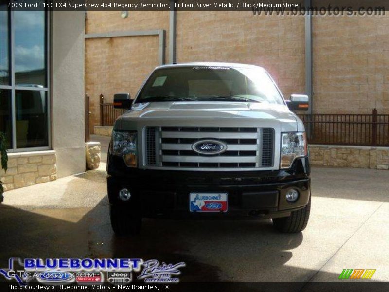 Brilliant Silver Metallic / Black/Medium Stone 2009 Ford F150 FX4 SuperCrew 4x4 Regency Remington