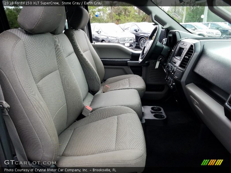 Stone Gray / Earth Gray 2018 Ford F150 XLT SuperCrew