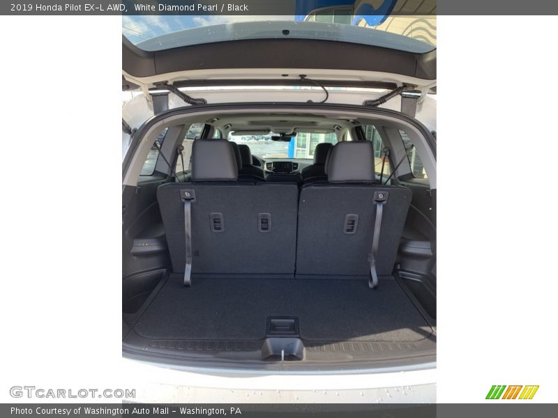 White Diamond Pearl / Black 2019 Honda Pilot EX-L AWD