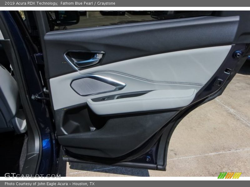 Fathom Blue Pearl / Graystone 2019 Acura RDX Technology