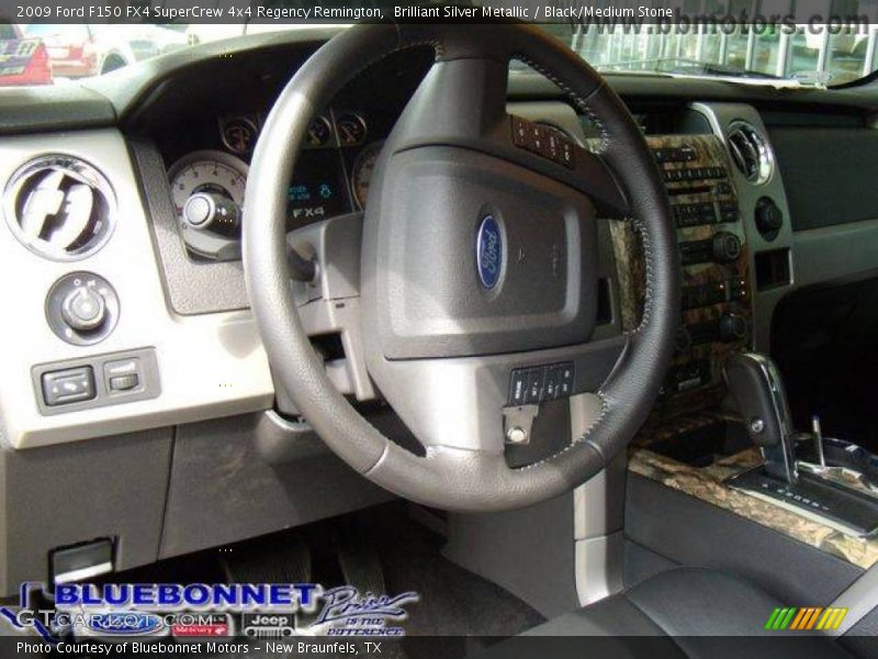 Brilliant Silver Metallic / Black/Medium Stone 2009 Ford F150 FX4 SuperCrew 4x4 Regency Remington