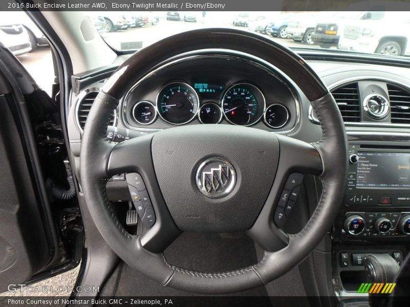 Ebony Twilight Metallic / Ebony/Ebony 2016 Buick Enclave Leather AWD