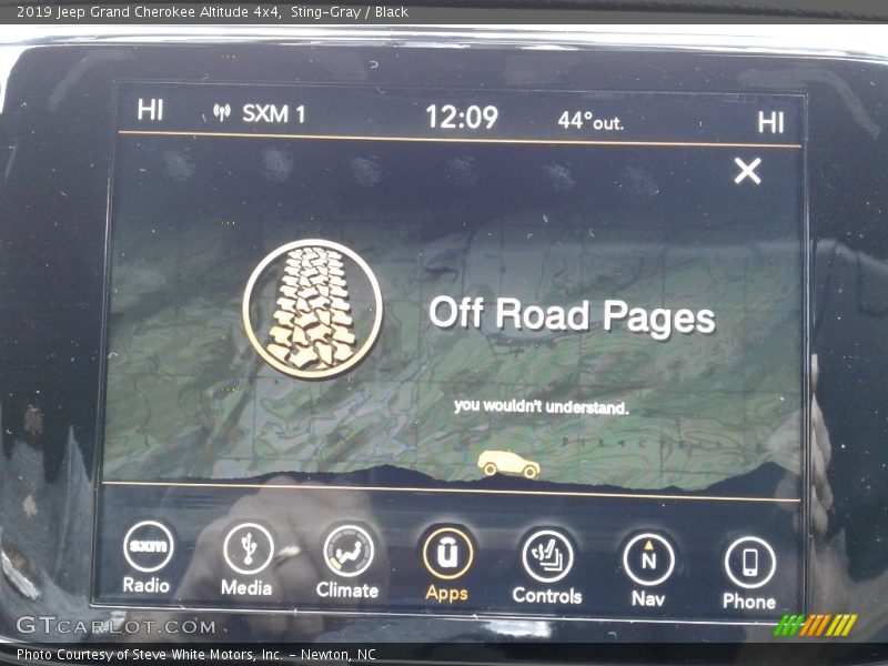 Sting-Gray / Black 2019 Jeep Grand Cherokee Altitude 4x4