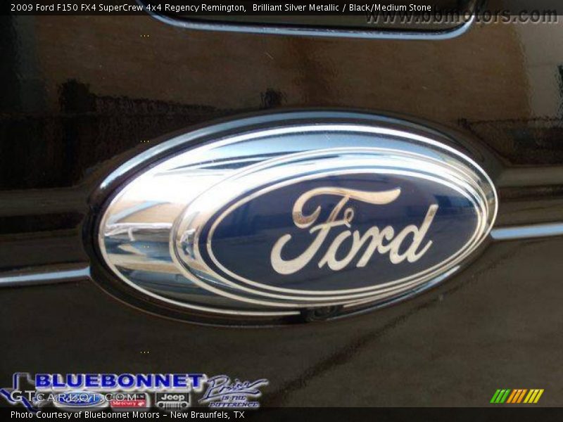 Brilliant Silver Metallic / Black/Medium Stone 2009 Ford F150 FX4 SuperCrew 4x4 Regency Remington
