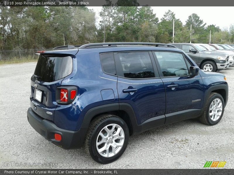 Jetset Blue / Black 2018 Jeep Renegade Latitude