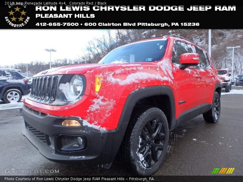 Colorado Red / Black 2018 Jeep Renegade Latitude 4x4