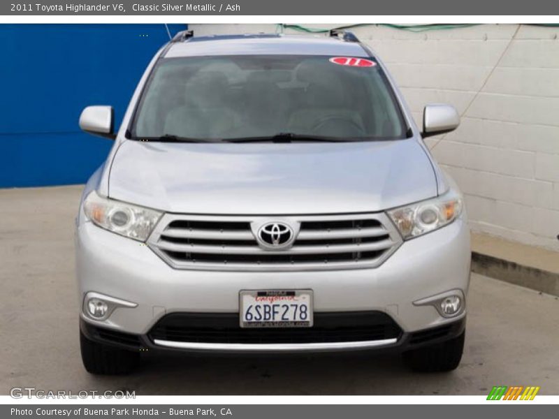 Classic Silver Metallic / Ash 2011 Toyota Highlander V6