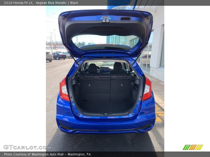 Aegean Blue Metallic / Black 2019 Honda Fit LX