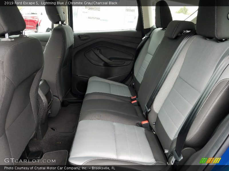 Lightning Blue / Chromite Gray/Charcoal Black 2019 Ford Escape S