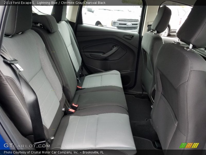 Lightning Blue / Chromite Gray/Charcoal Black 2019 Ford Escape S