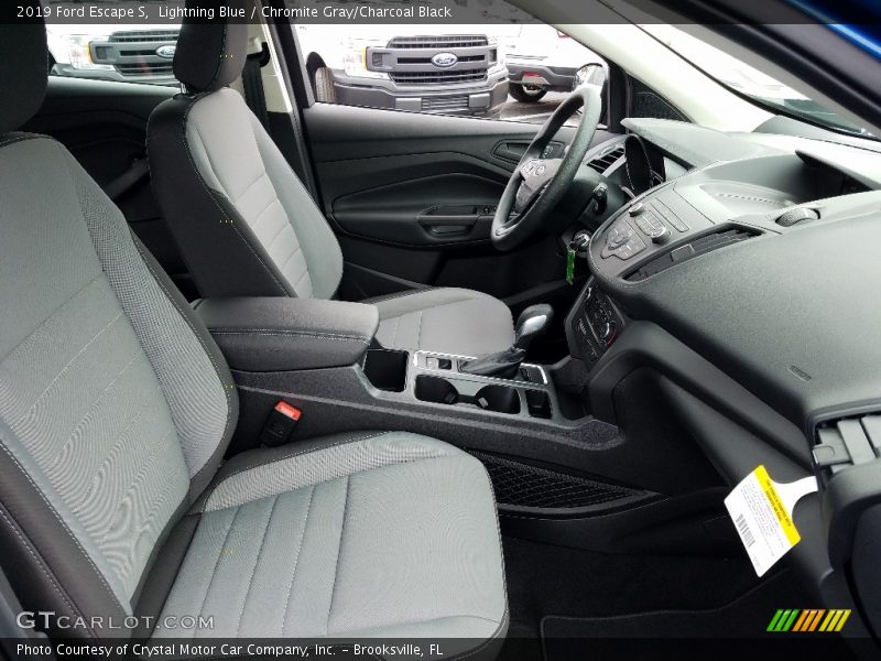 Lightning Blue / Chromite Gray/Charcoal Black 2019 Ford Escape S