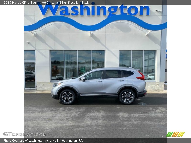 Lunar Silver Metallic / Black 2019 Honda CR-V Touring AWD