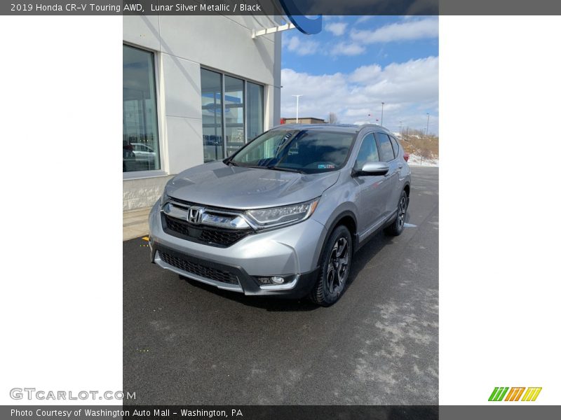 Lunar Silver Metallic / Black 2019 Honda CR-V Touring AWD