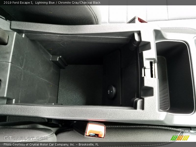 Lightning Blue / Chromite Gray/Charcoal Black 2019 Ford Escape S