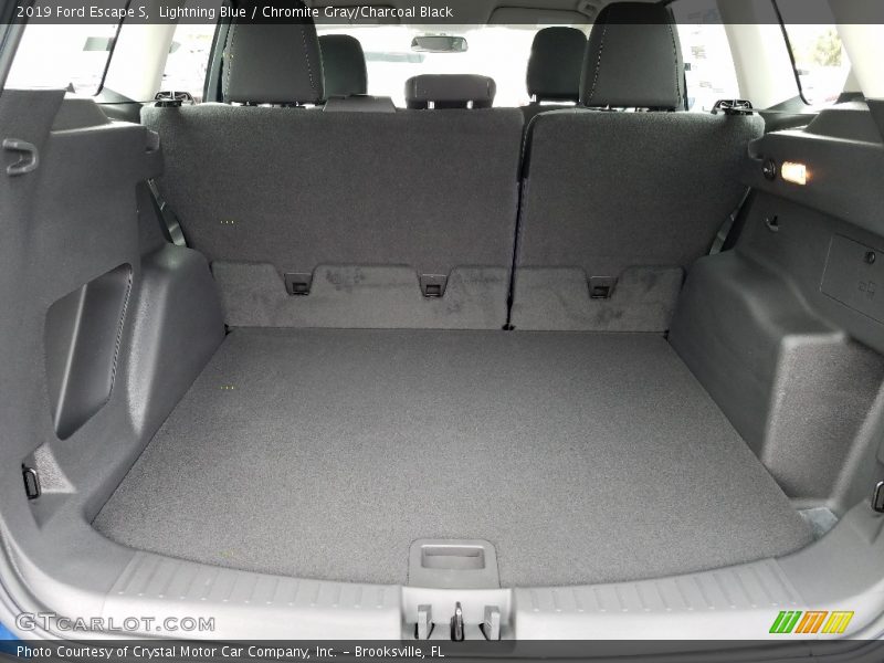 Lightning Blue / Chromite Gray/Charcoal Black 2019 Ford Escape S
