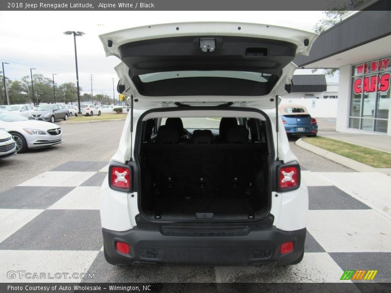 Alpine White / Black 2018 Jeep Renegade Latitude