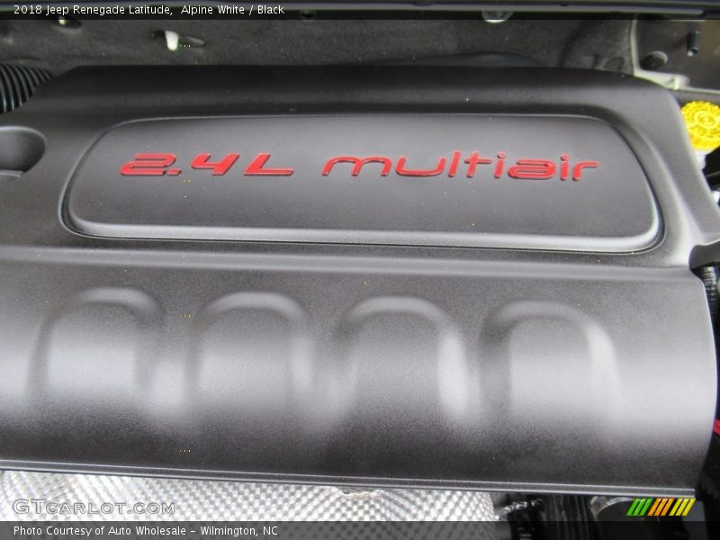 Alpine White / Black 2018 Jeep Renegade Latitude