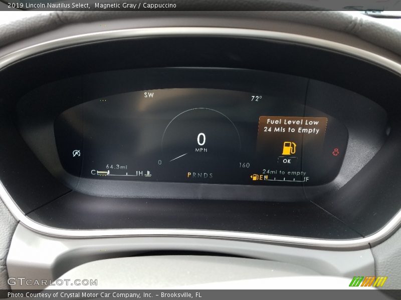 Magnetic Gray / Cappuccino 2019 Lincoln Nautilus Select