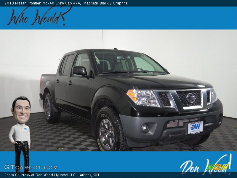 Magnetic Black / Graphite 2018 Nissan Frontier Pro-4X Crew Cab 4x4