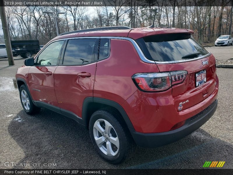 Red-Line Pearl / Black 2019 Jeep Compass Latitude 4x4