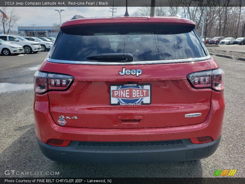 Red-Line Pearl / Black 2019 Jeep Compass Latitude 4x4