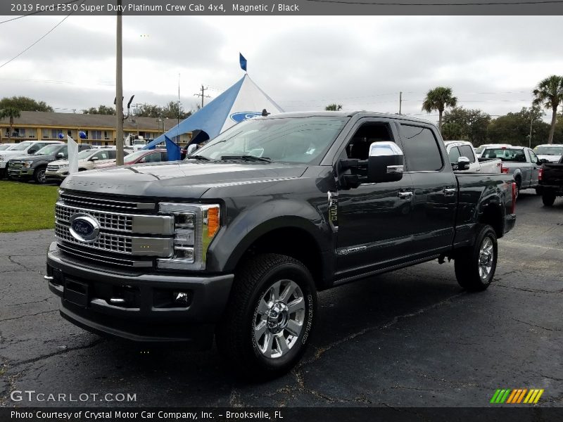 Magnetic / Black 2019 Ford F350 Super Duty Platinum Crew Cab 4x4