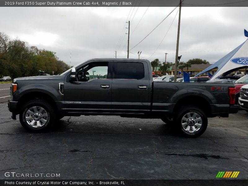 Magnetic / Black 2019 Ford F350 Super Duty Platinum Crew Cab 4x4