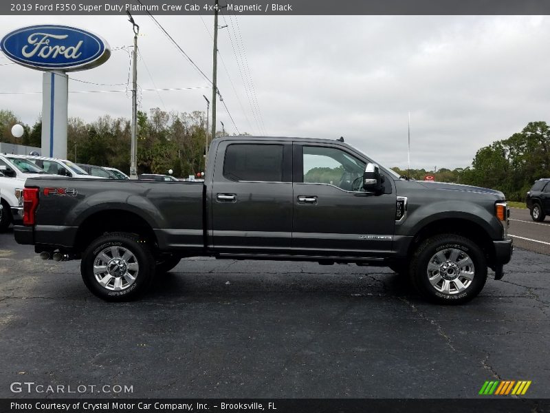 Magnetic / Black 2019 Ford F350 Super Duty Platinum Crew Cab 4x4