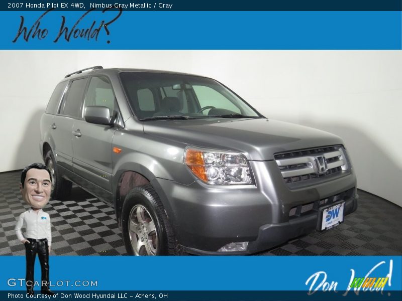 Nimbus Gray Metallic / Gray 2007 Honda Pilot EX 4WD