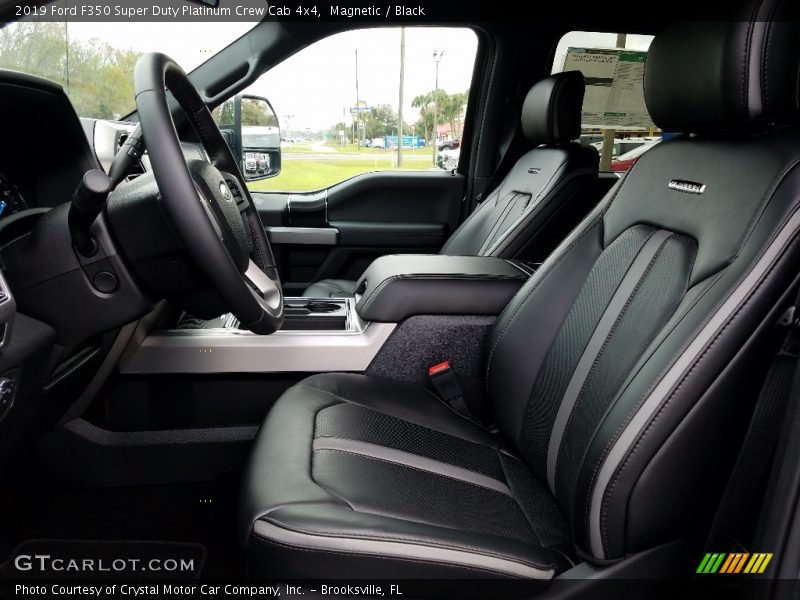 Magnetic / Black 2019 Ford F350 Super Duty Platinum Crew Cab 4x4
