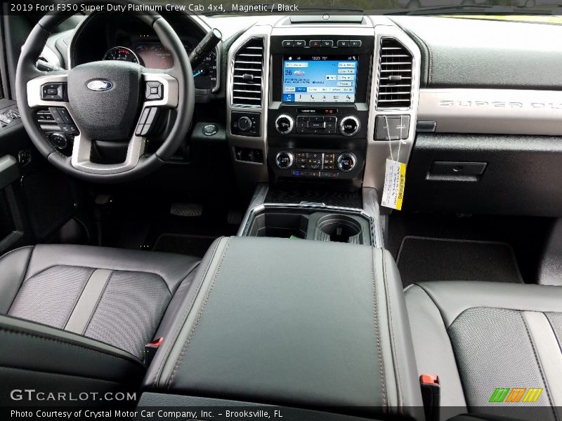 Magnetic / Black 2019 Ford F350 Super Duty Platinum Crew Cab 4x4