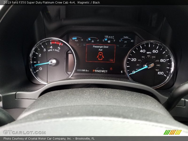 Magnetic / Black 2019 Ford F350 Super Duty Platinum Crew Cab 4x4