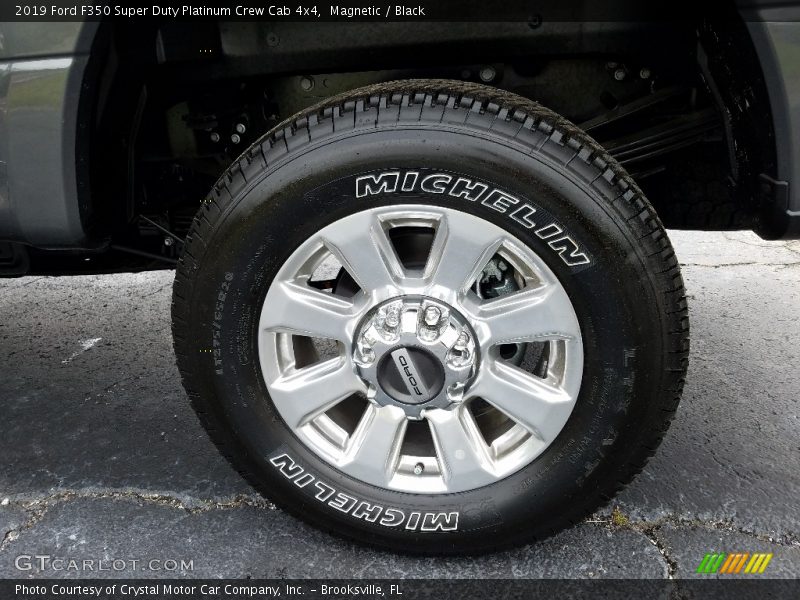 Magnetic / Black 2019 Ford F350 Super Duty Platinum Crew Cab 4x4