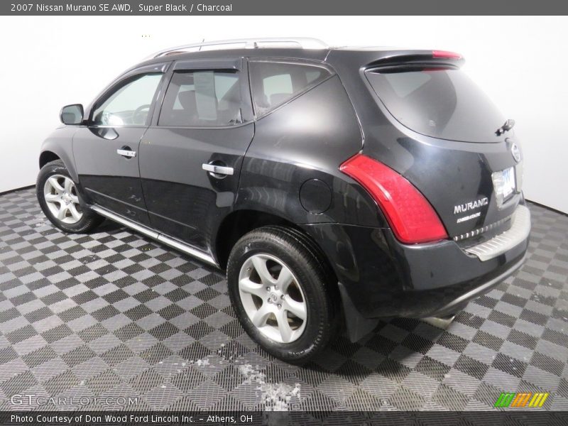 Super Black / Charcoal 2007 Nissan Murano SE AWD