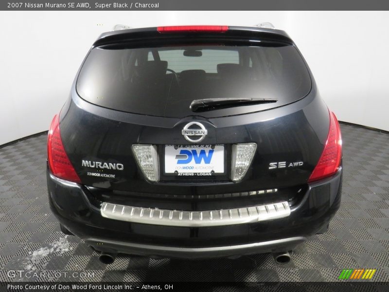 Super Black / Charcoal 2007 Nissan Murano SE AWD