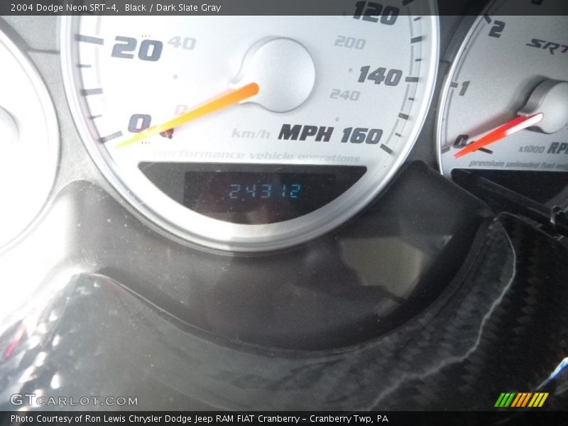 Black / Dark Slate Gray 2004 Dodge Neon SRT-4