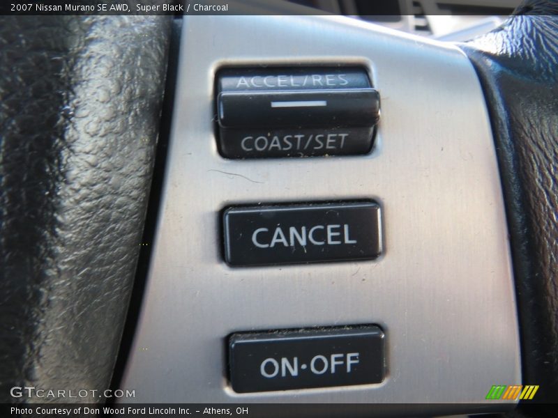 Super Black / Charcoal 2007 Nissan Murano SE AWD
