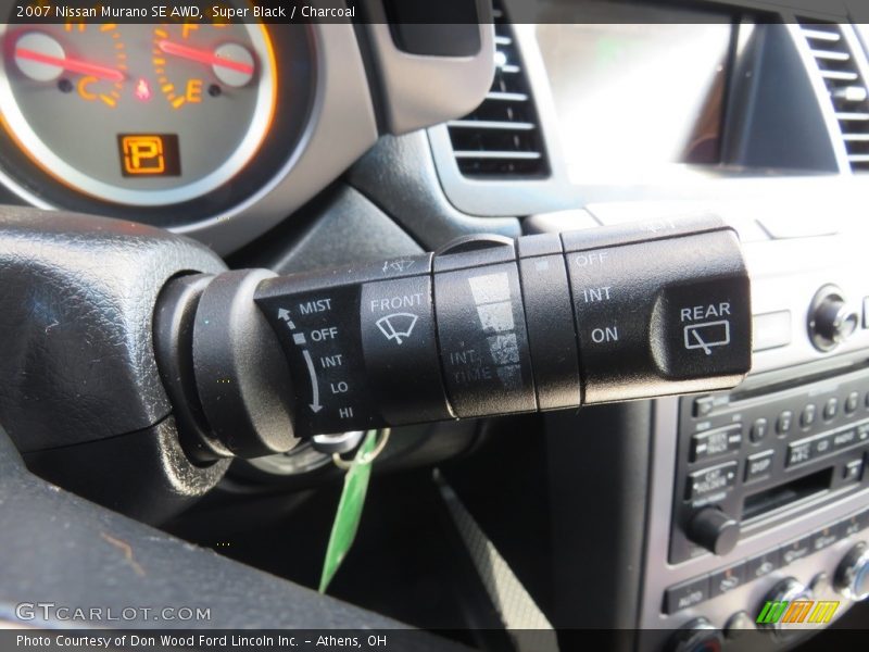 Super Black / Charcoal 2007 Nissan Murano SE AWD