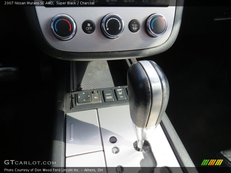 Super Black / Charcoal 2007 Nissan Murano SE AWD