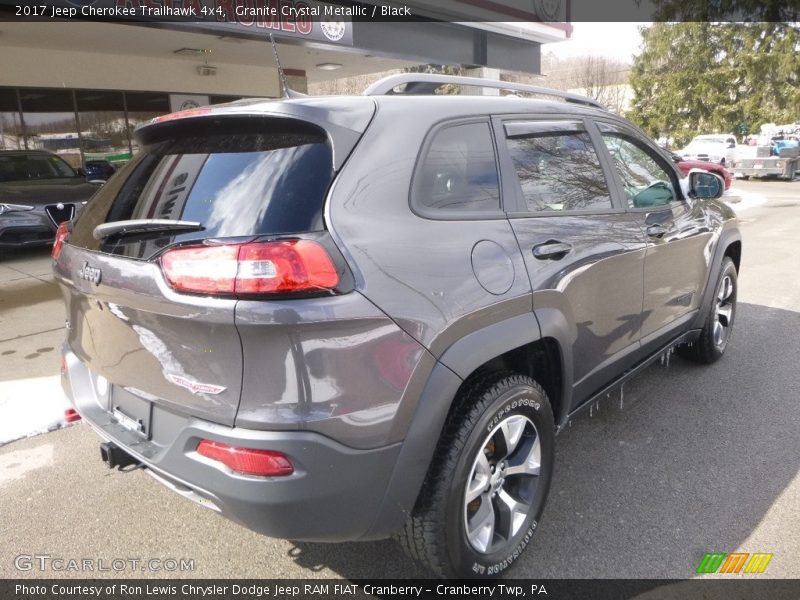 Granite Crystal Metallic / Black 2017 Jeep Cherokee Trailhawk 4x4