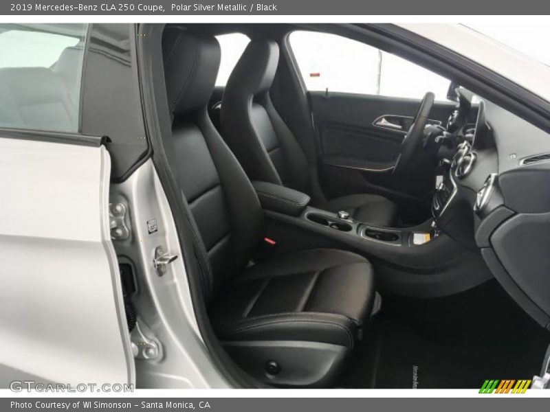 Polar Silver Metallic / Black 2019 Mercedes-Benz CLA 250 Coupe