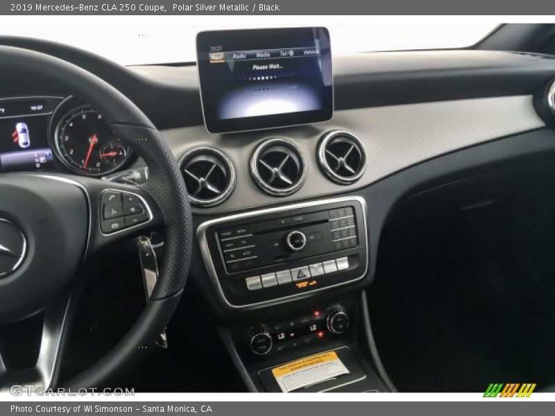 Polar Silver Metallic / Black 2019 Mercedes-Benz CLA 250 Coupe