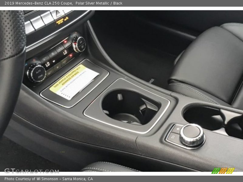 Polar Silver Metallic / Black 2019 Mercedes-Benz CLA 250 Coupe