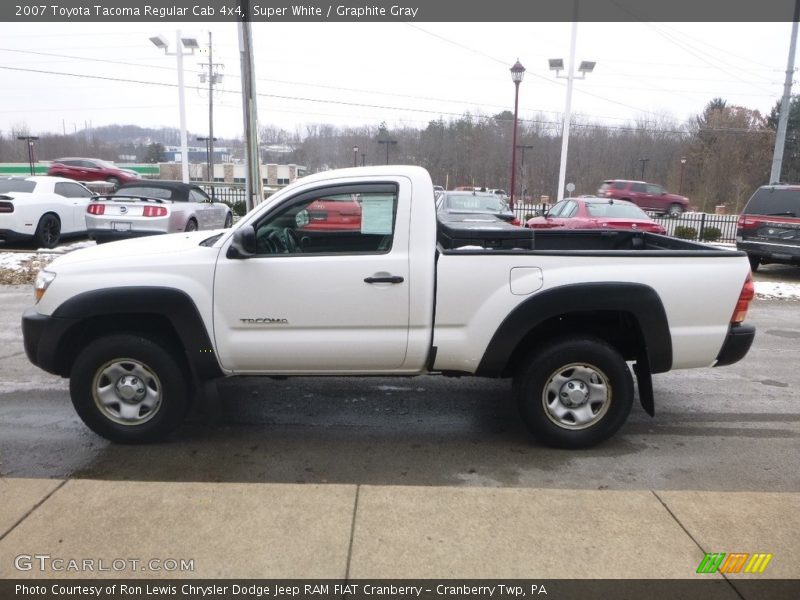 Super White / Graphite Gray 2007 Toyota Tacoma Regular Cab 4x4